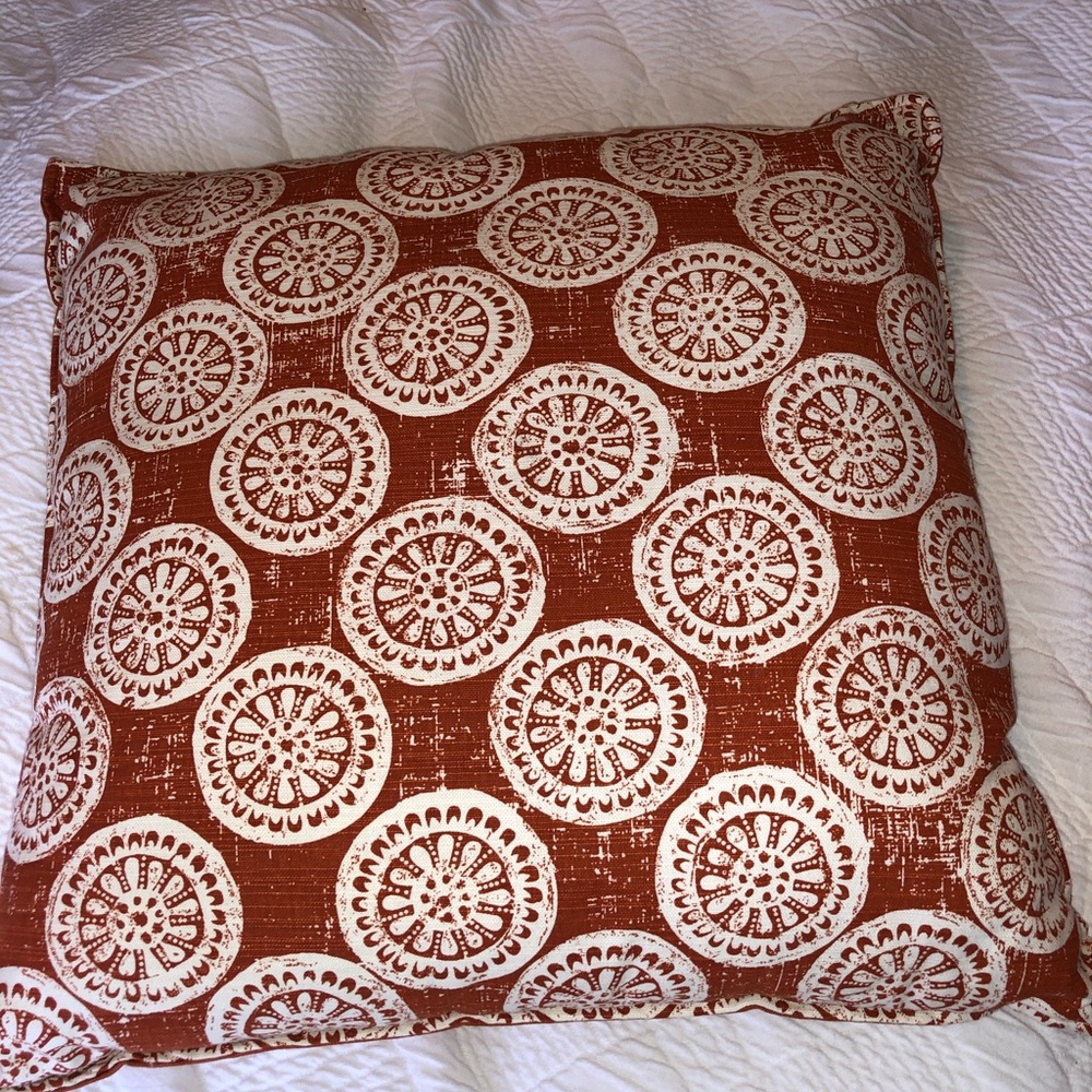 Orange Accent Pillow